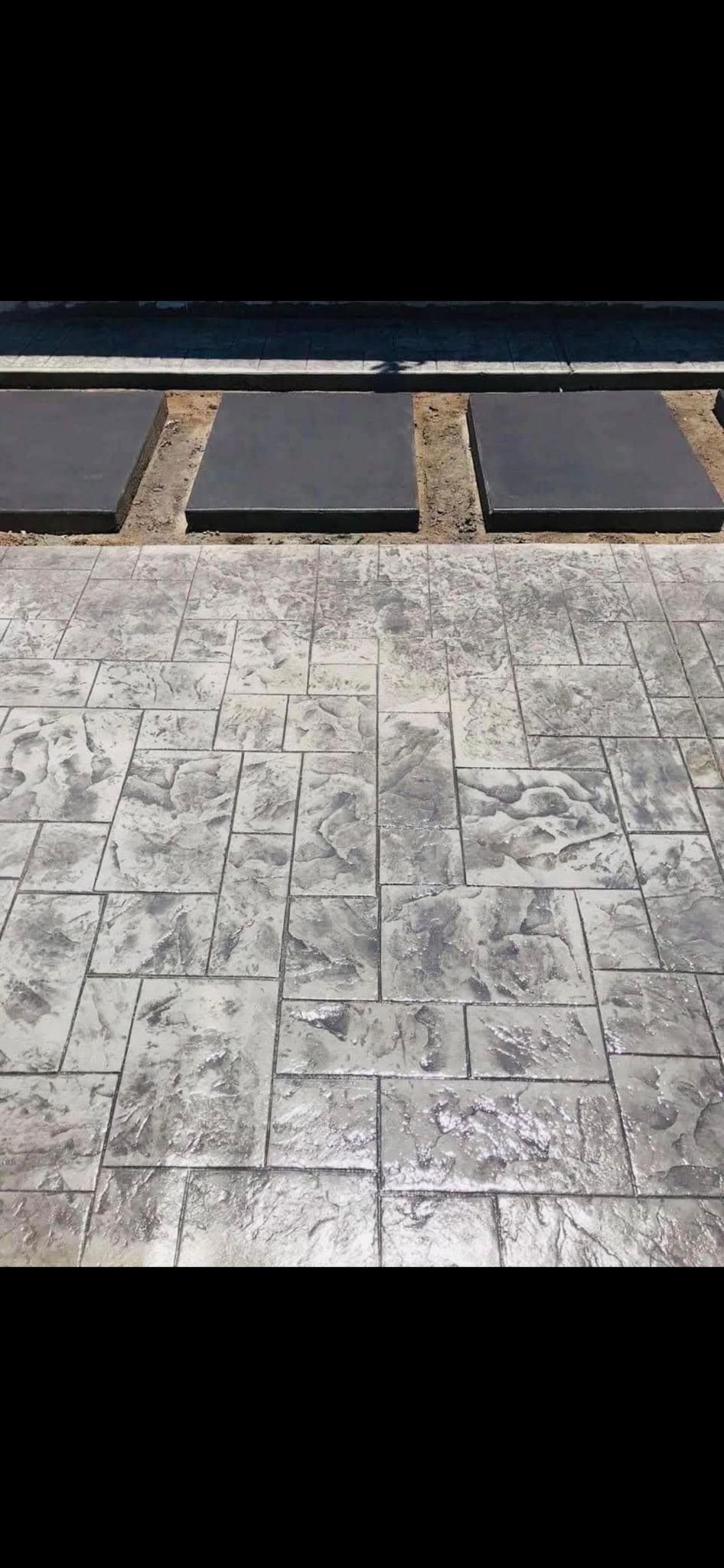 Decorative Stamped Concrete Pathway
